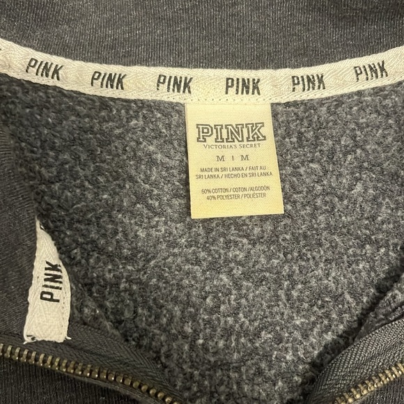 PINK Half Zip - M - Picture 4 of 4